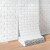 Revestimiento Pared Adhesivo 3d Piedra Ladrillo 20 Mts x 0,70 Mts Variante Color Blanco