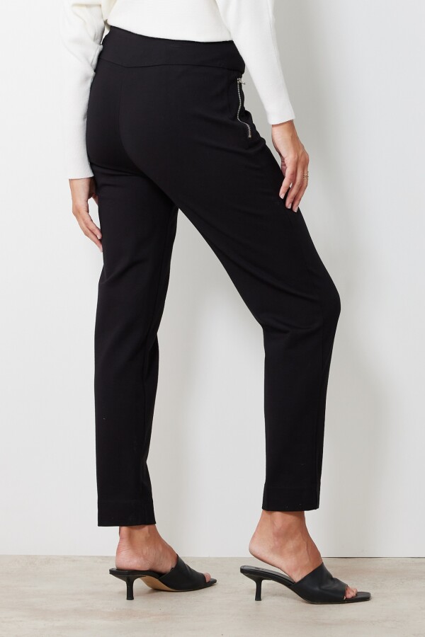 Pantalon Zips NEGRO