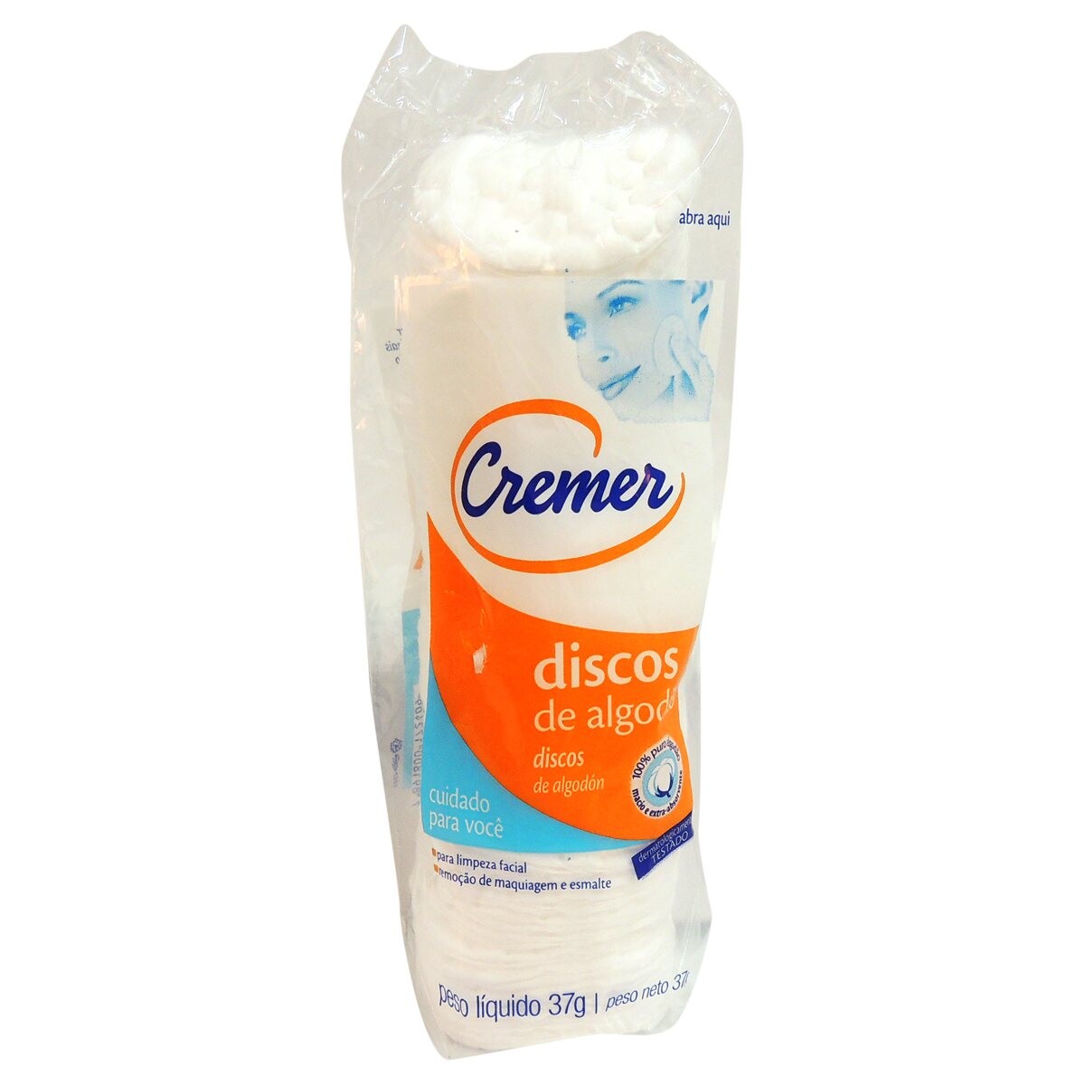 CREMER DISCOS DE ALGODON X 37 GR. PAQUET 