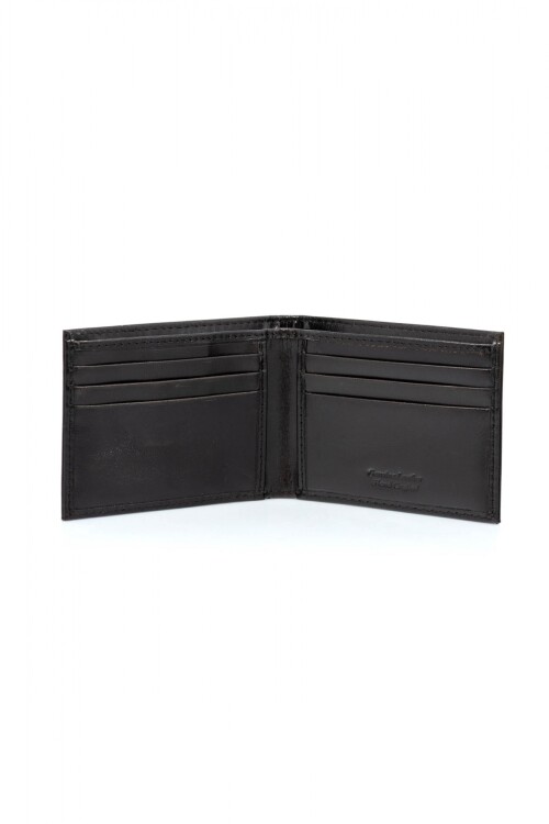 Billetera doble cuero Negro