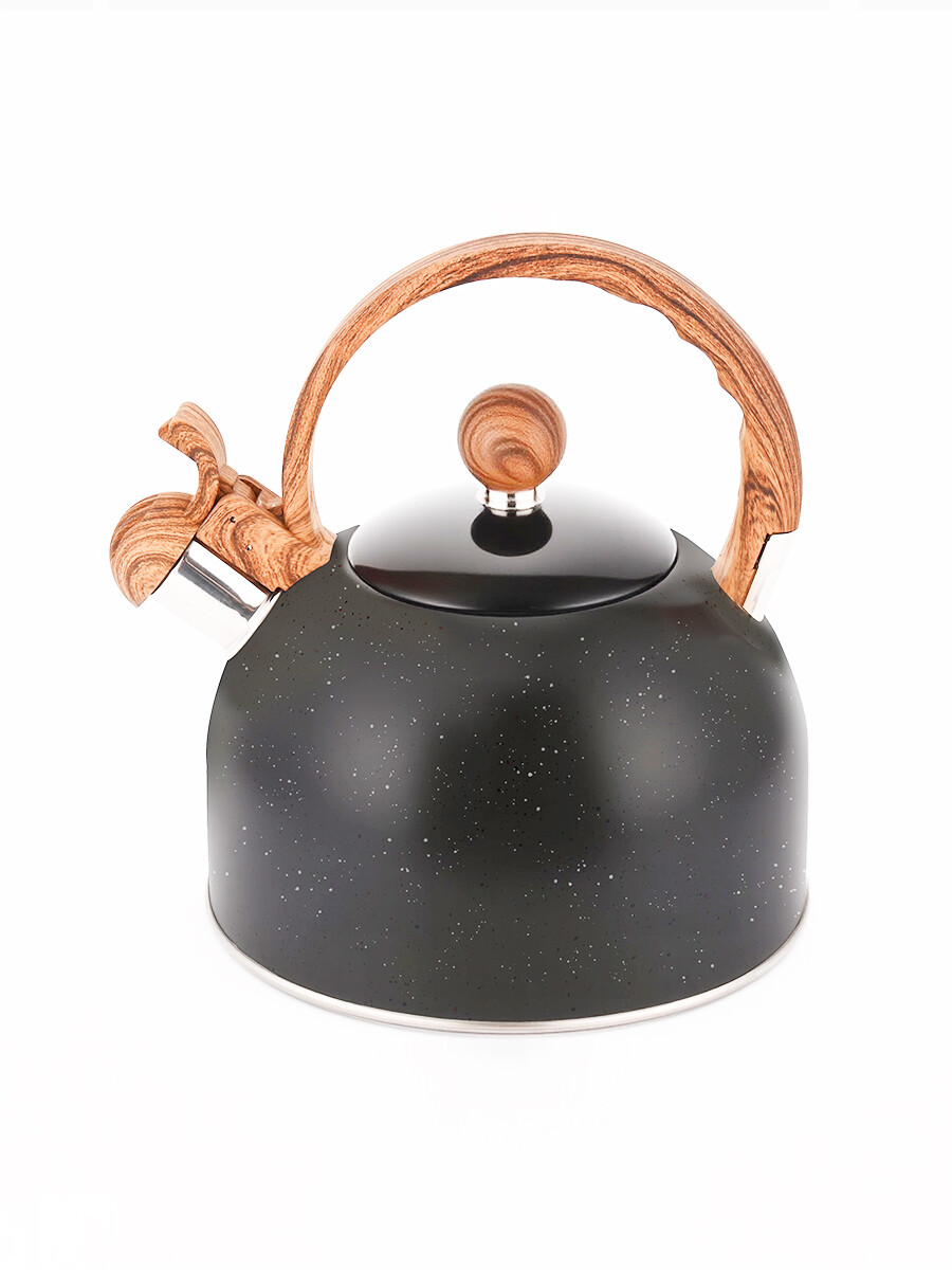 CALDERA 3L ACERO INOX C/BAMBOO - NEGRO 