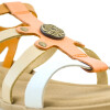 Sandalias Country Tiras Cruzadas de Mujer - 37329 Coco-naranja