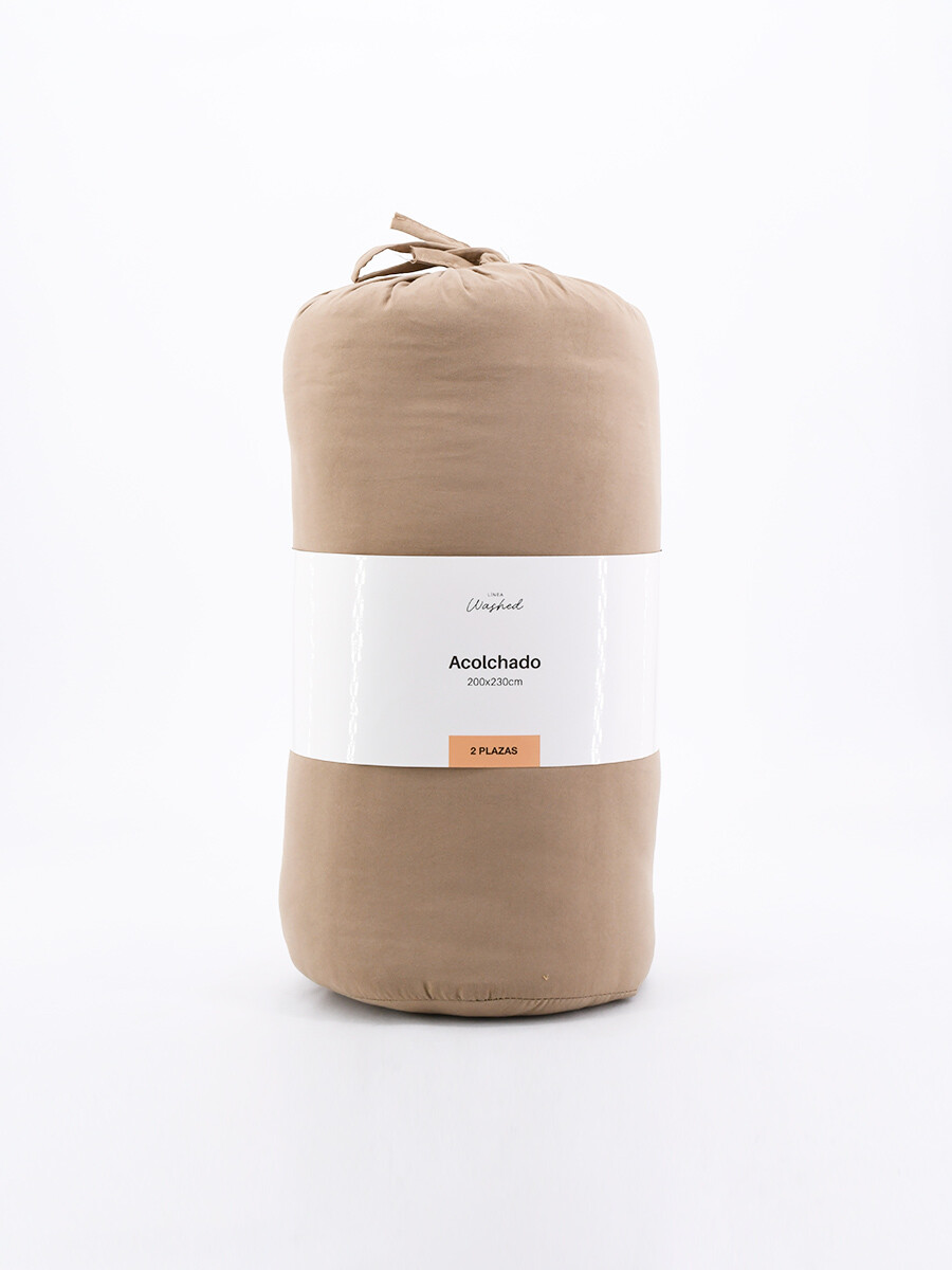 ACOLCHADO 2 PLAZAS - BEIGE 