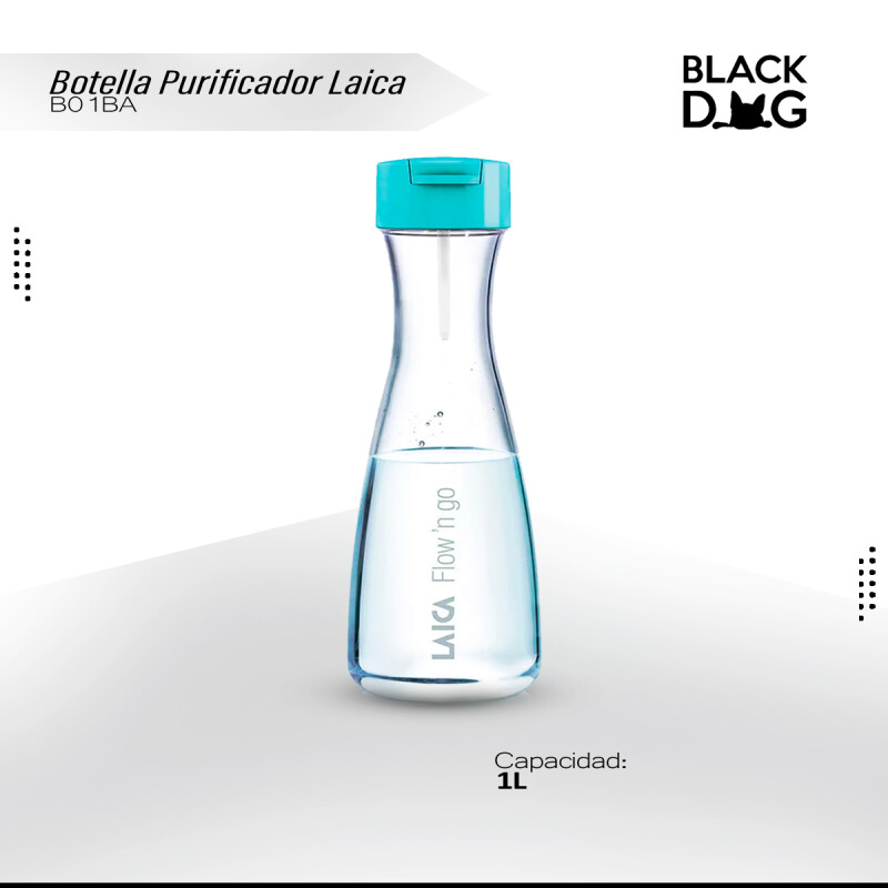 Botella Purificador Laica Flow'n Go C/ Filtro Agua Italiano Botella Purificador Laica Flow'n Go C/ Filtro Agua Italiano