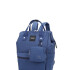 Mochila multicierres con modero Azul