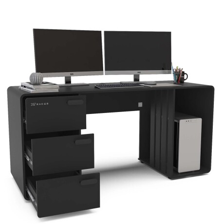 ESCRITORIO GAMER MDP NEGRO STATION XT