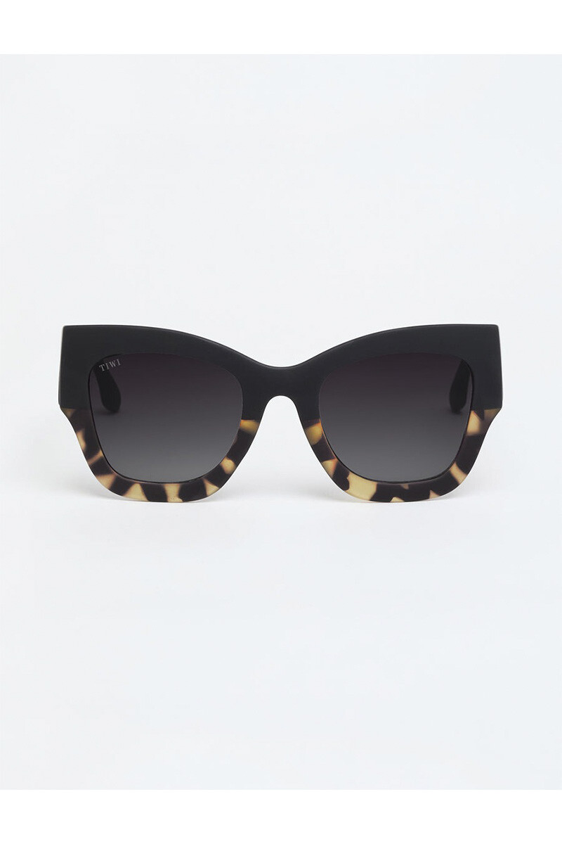 Lentes Tiwi Mayfair Bicolor G. Tortoise/black With Burgundy Gradi
