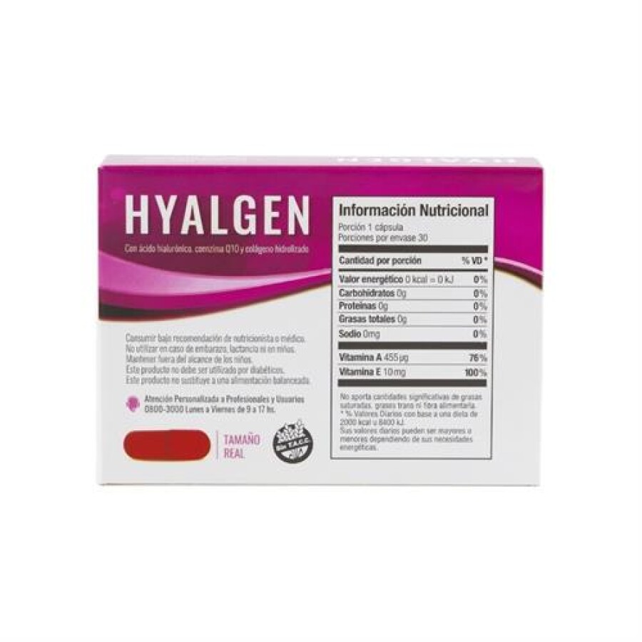 Suplemento Hyalgen 30 Cápsulas Suplemento Hyalgen 30 Cápsulas