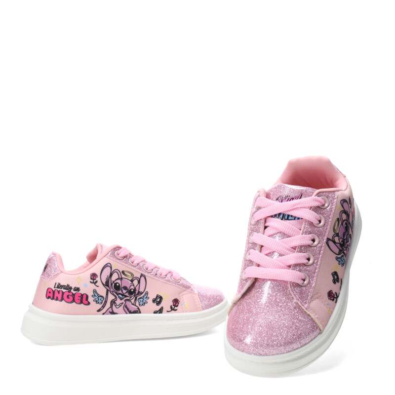 Championes Infantiles Disney Stich Angel Rosado