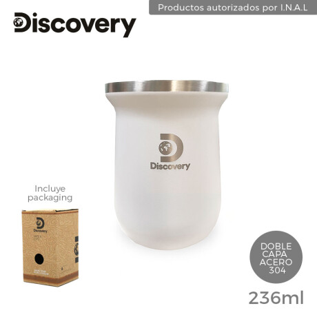 Mate de Acero Discovery 236ML BLANCO