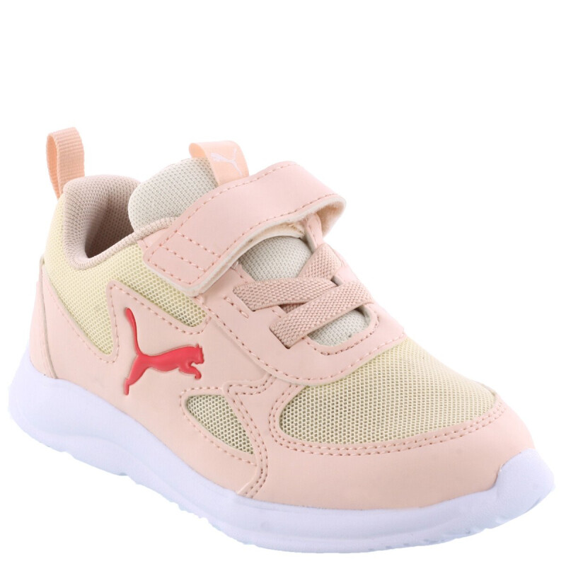 Championes Infantiles Puma Fun Racer Kids Rosa - Amarillo