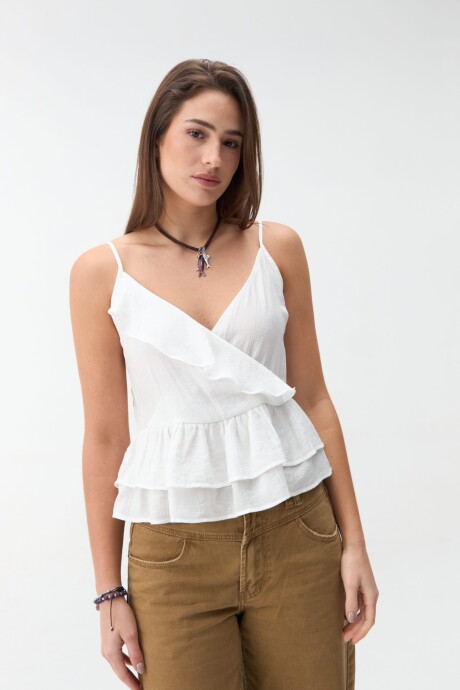 MUSCULOSA ZAIRA Blanco