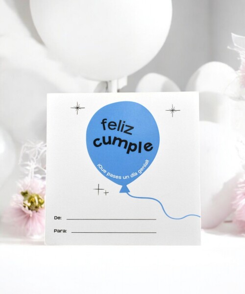 Tarjeta cumpleaños 10x10 DISEÑO 2