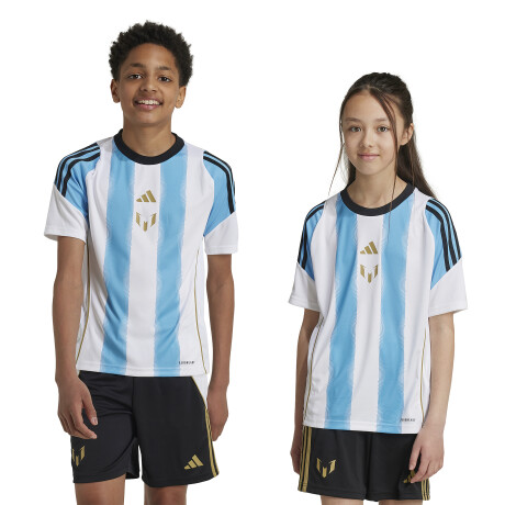 CAMISETA ENTRENAMIENTO adidas MESSI Light Blue & White
