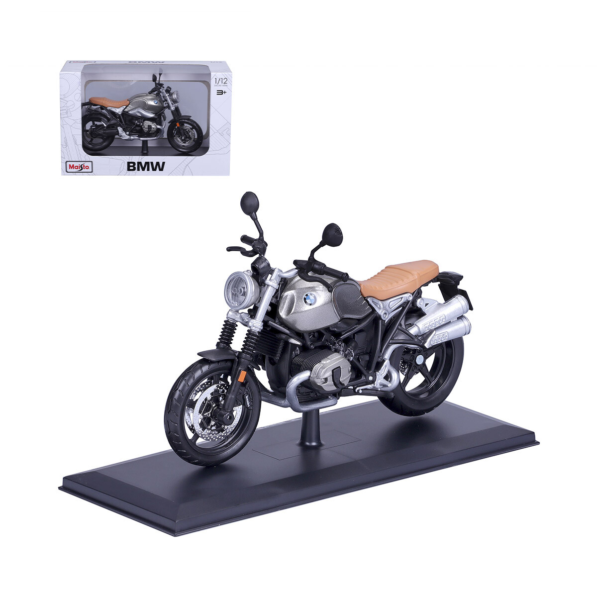 Motocicleta Maisto BMW R Nine T Scrambler Escala 1:12 