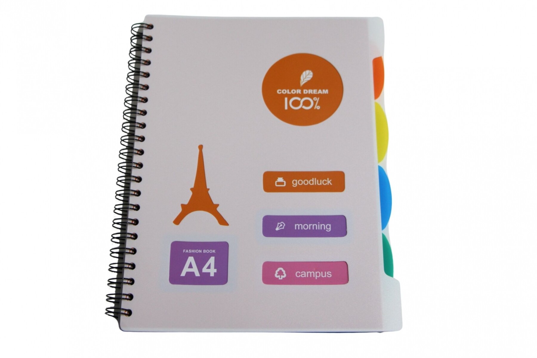 CUADERNO A4 12KPP TAMAÑO 21,4X29,4 - COLOR NARANJA 