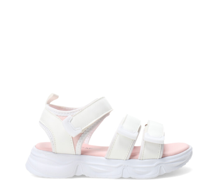 Sandalias de Niña MINI Miss Carol SURREY con tres tiras Rosado