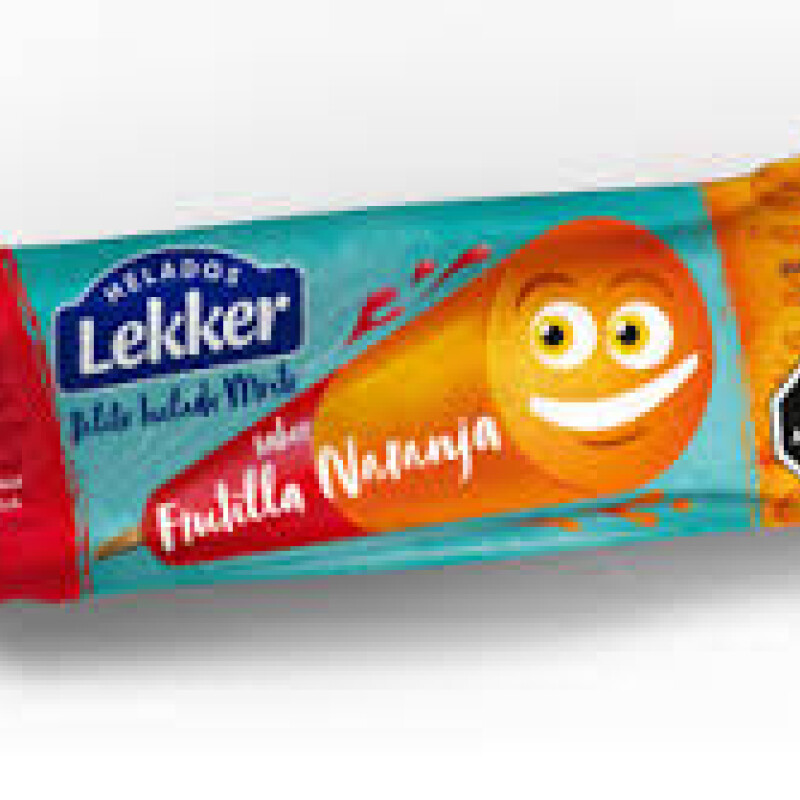 Palito Lekker frutilla y naranja Palito Lekker frutilla y naranja