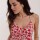 BLUSA BRUNELLA ESTAMPADO FLORES ROJAS