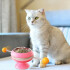 Juguete Dispensador Comida Gatos Giratorio Con Resorte Juguete Dispensador Comida Gatos Giratorio Con Resorte