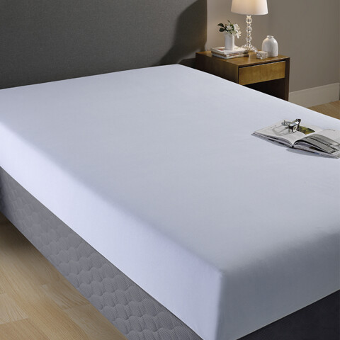 Sábana Ajustable Queen Size Richmond House 100% Microfibra CELESTE