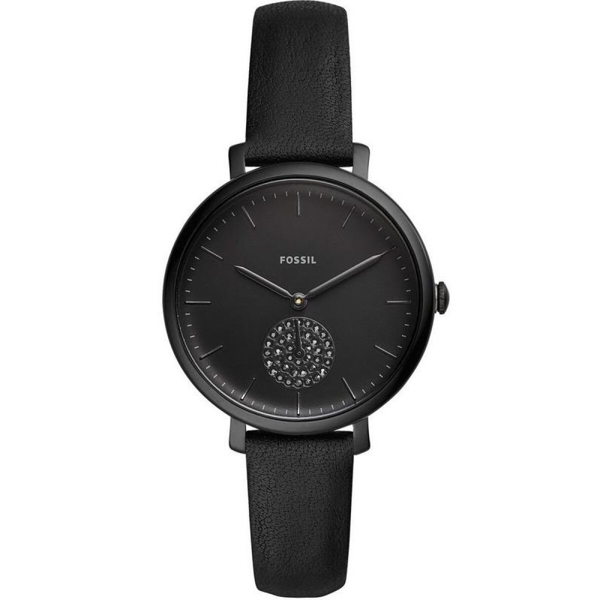 Reloj Fossil Fashion Cuero Negro 