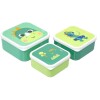 Set x3 tupper animales BUBA dino bubazoo