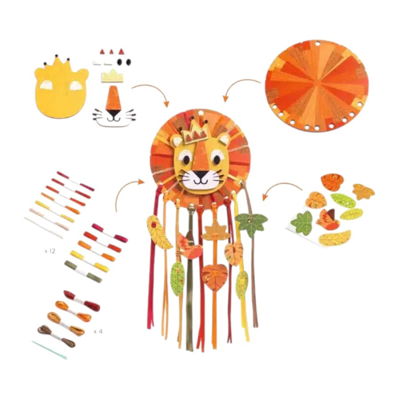 DIY Atrapasueños Leoncito Djeco DIY Atrapasueños Leoncito Djeco