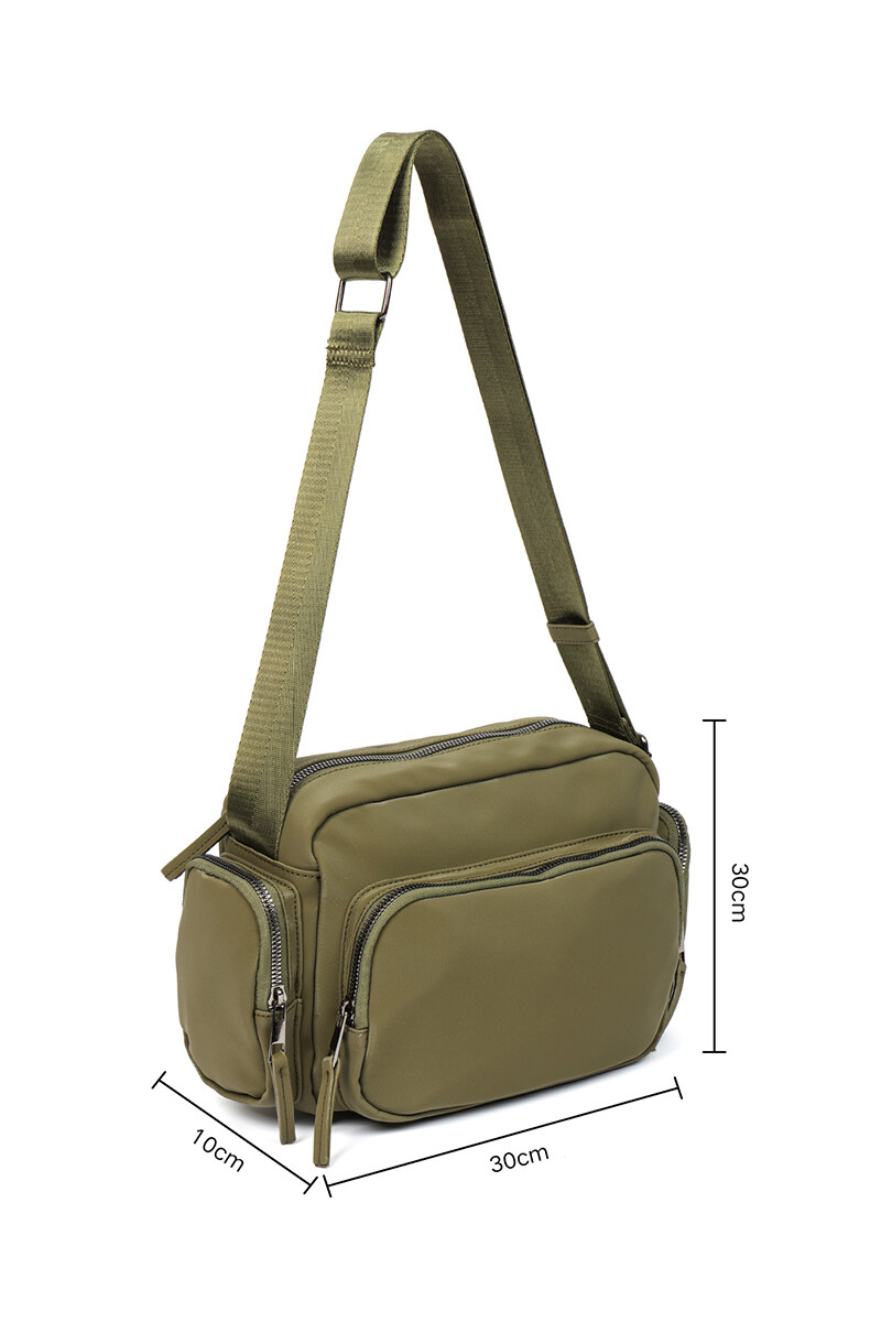 Bandolera Paz Verde Militar