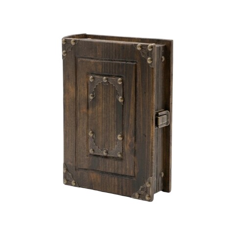 CAJA LIBRO MARRON MED Unica
