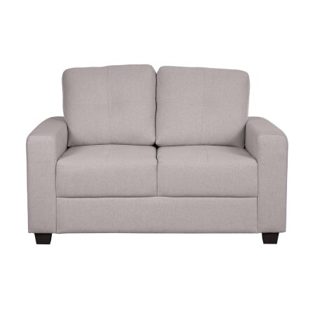 SILLÓN 2 CUERPOS TELA GRIS PIRIA