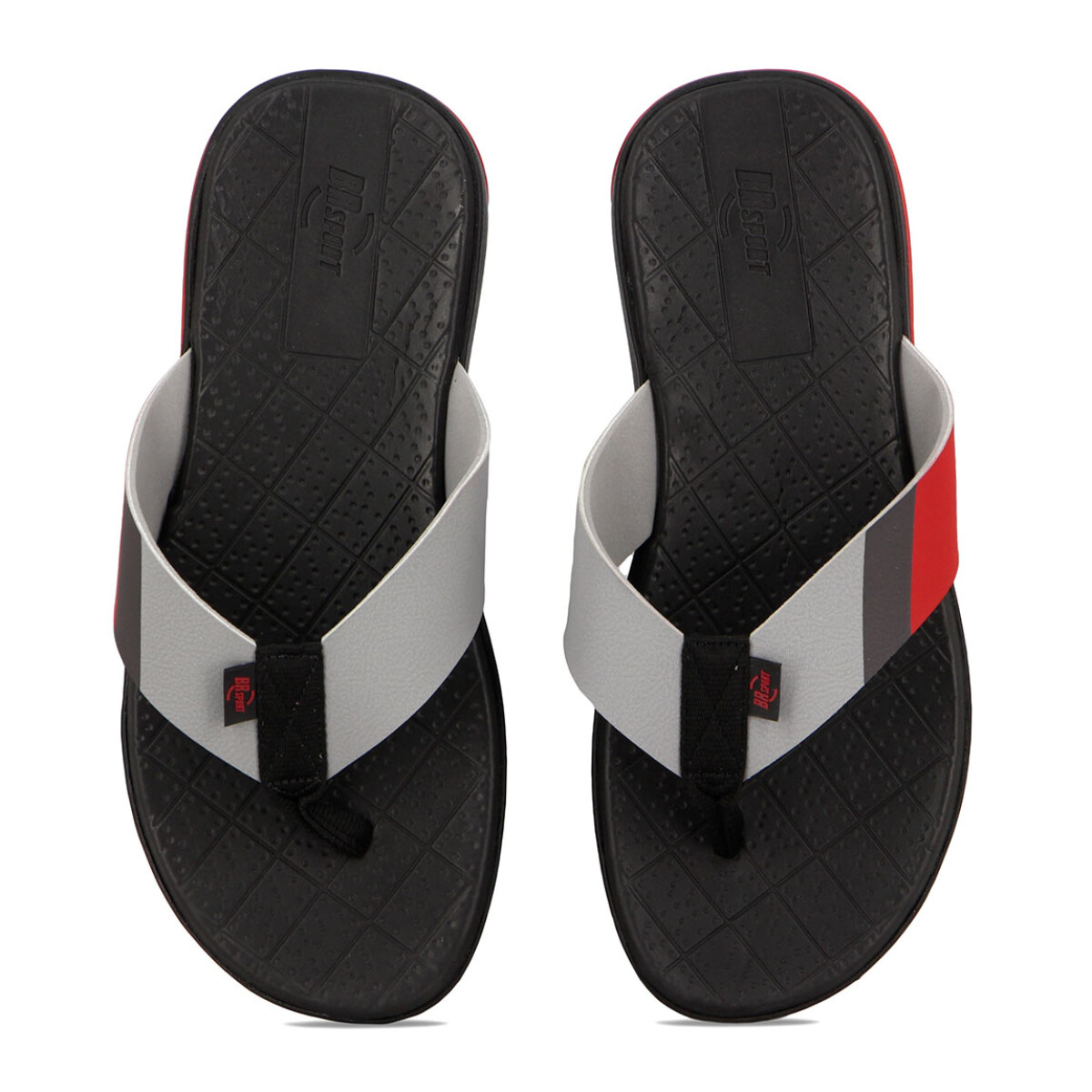 Chanclas Br Sport Ojota Casual - Gris-plomo 