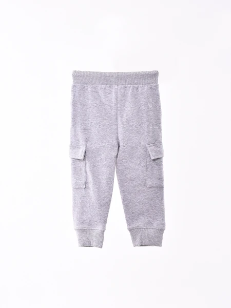 PANTALON POL GRIS MELANGE M