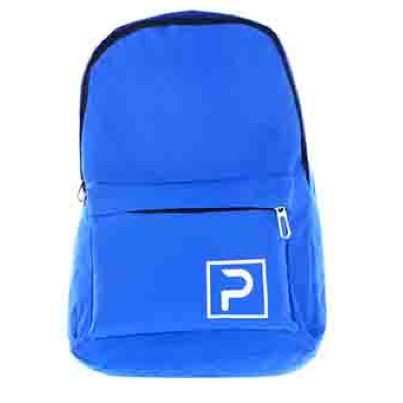 Mochila Push con logo Azul