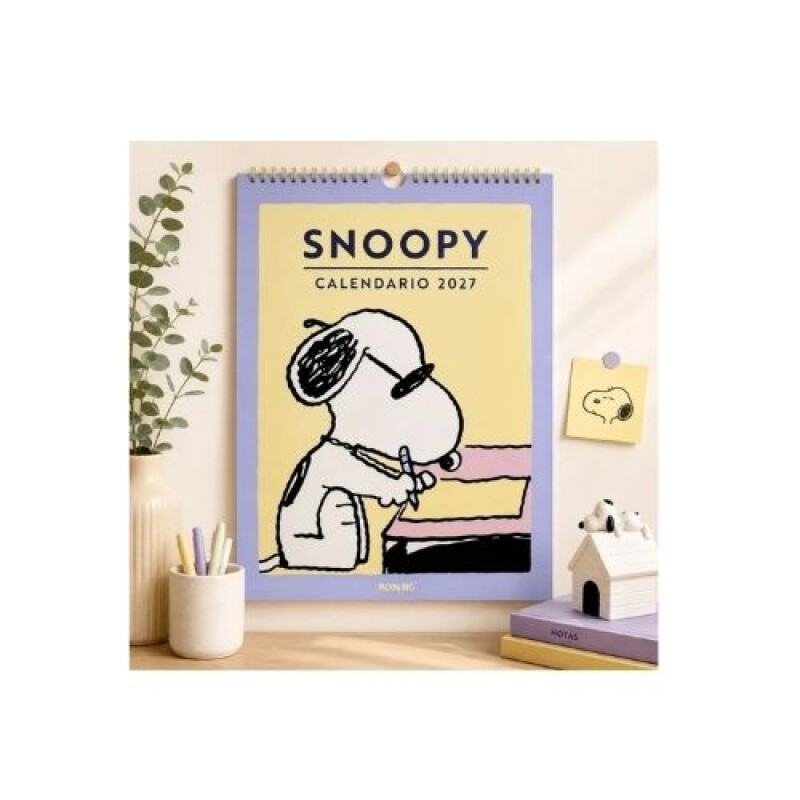 Calendario 2027 Snoopy Mooving 40x30cm Mensual Calendario 2027 Snoopy Mooving 40x30cm Mensual