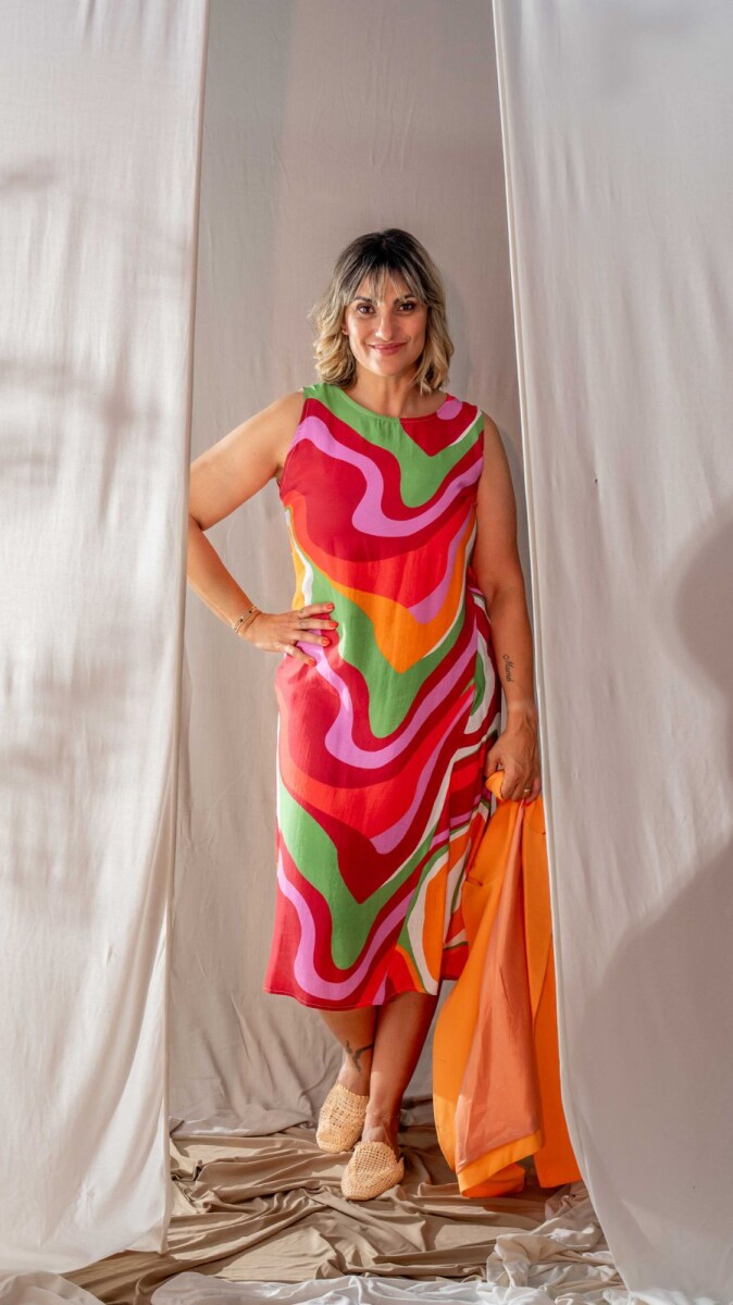 Vestido Cores - Estampado 