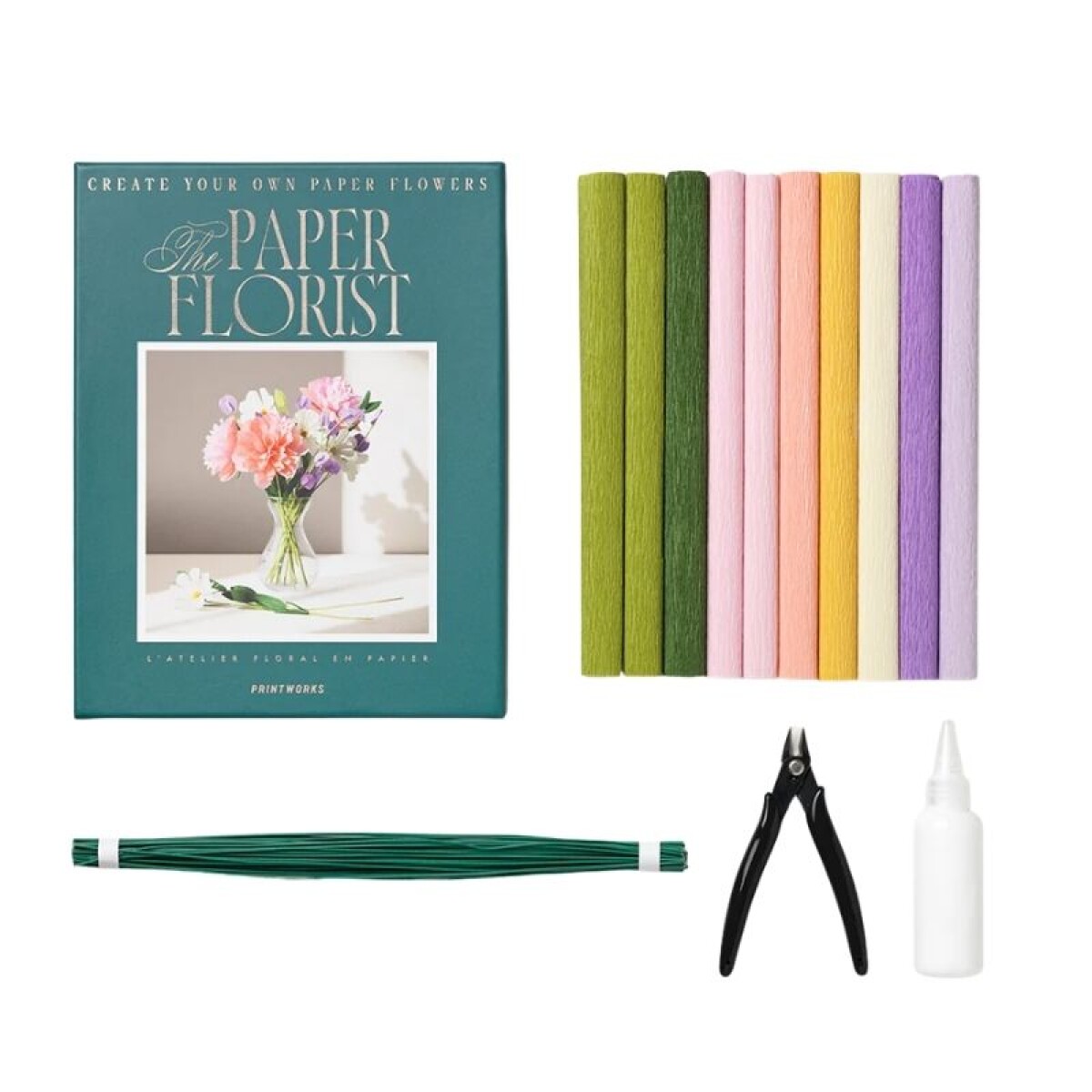 PRINTWORKS CRAFTING TOOL FLOWER SET 