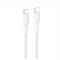 BELKIN CABLE BRAIDED USB-C TO USB-C 240W CABLE 2M Cable BELKIN USB-C A USB-C 240W Braided Longitud 2M - Blanco