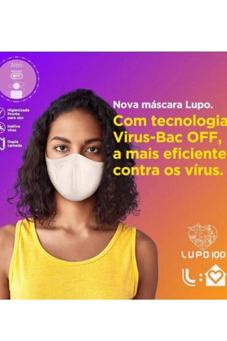 Tapabocas Lupo S/c Amni Vírus-bac Off PACK x2 unidades Tapabocas Lupo S/c Amni Vírus-bac Off PACK x2 unidades