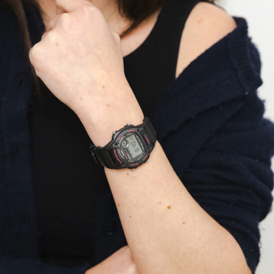 Reloj CASIO W220H-1A2VDF Resina Negro Esfera 36mm 0