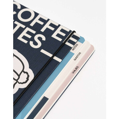 Planner Semanal De Tapa Dura Con Elástico Combinacion Bicolor