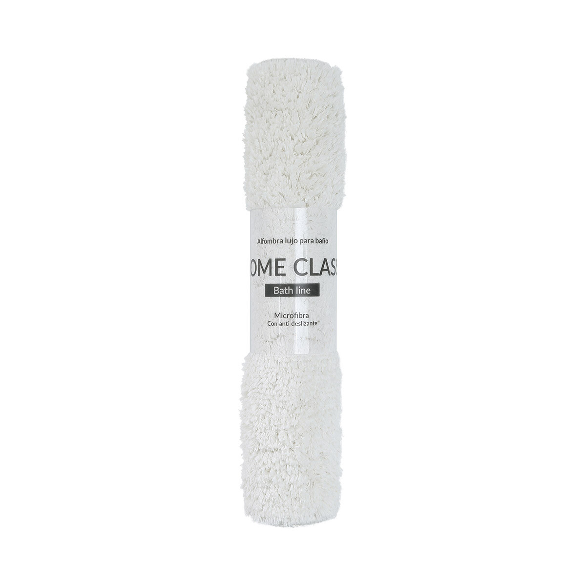 Alfombra Baño con Pelo Largo Home Class 40 x 60 cm - BLANCO 