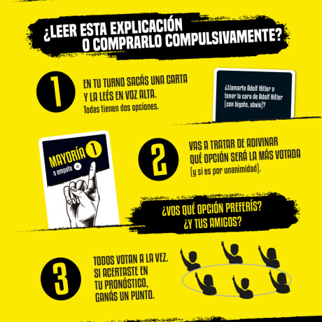 Juego de cartas Decisiones De Mi3rda Sc