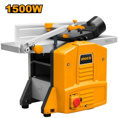 Cepillo y Garlopa de Mesa Ignco JAP15001 1500W AMARILLO-NEGRO