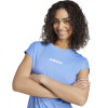 REMERA ADIDAS W LIN SJ T Mujer JY4891 Celeste-blanco