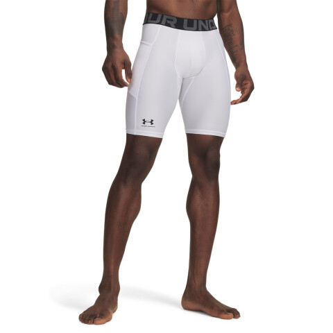 UA HG Armour Lng Shorts-WHT WHT-100