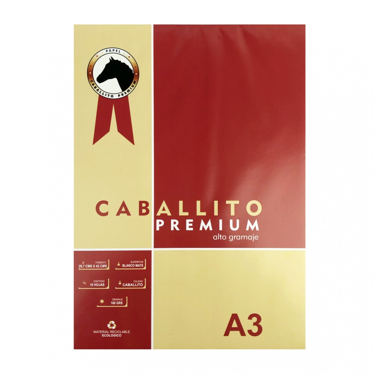 Block Caballito Premium 180 grs - A3 