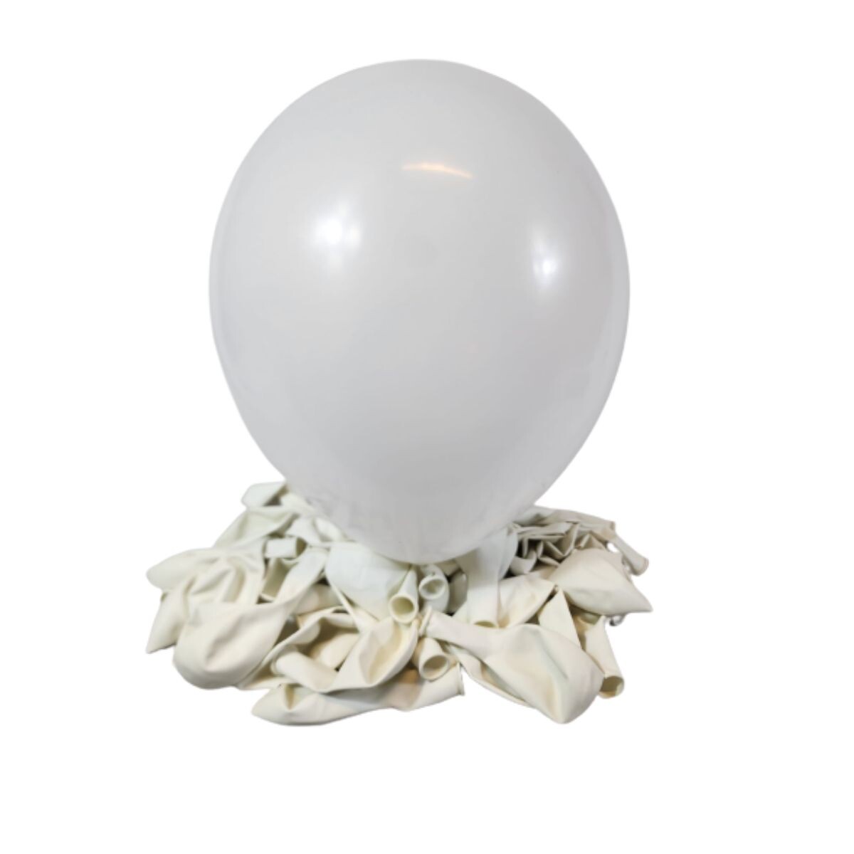 Globo Liso R5 x50 Unidades - Blanco 