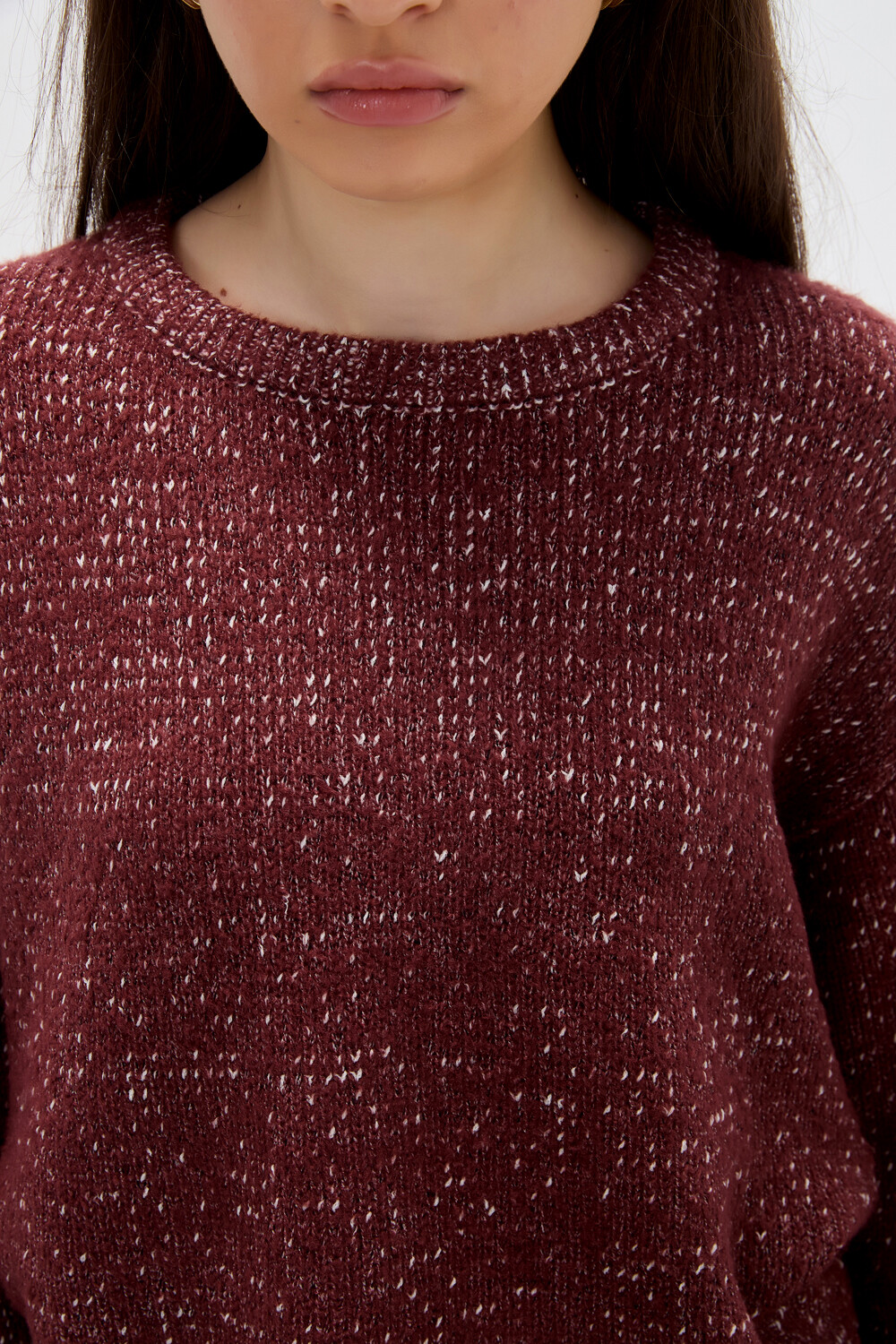 Sweater Ramin Bordeaux Melange