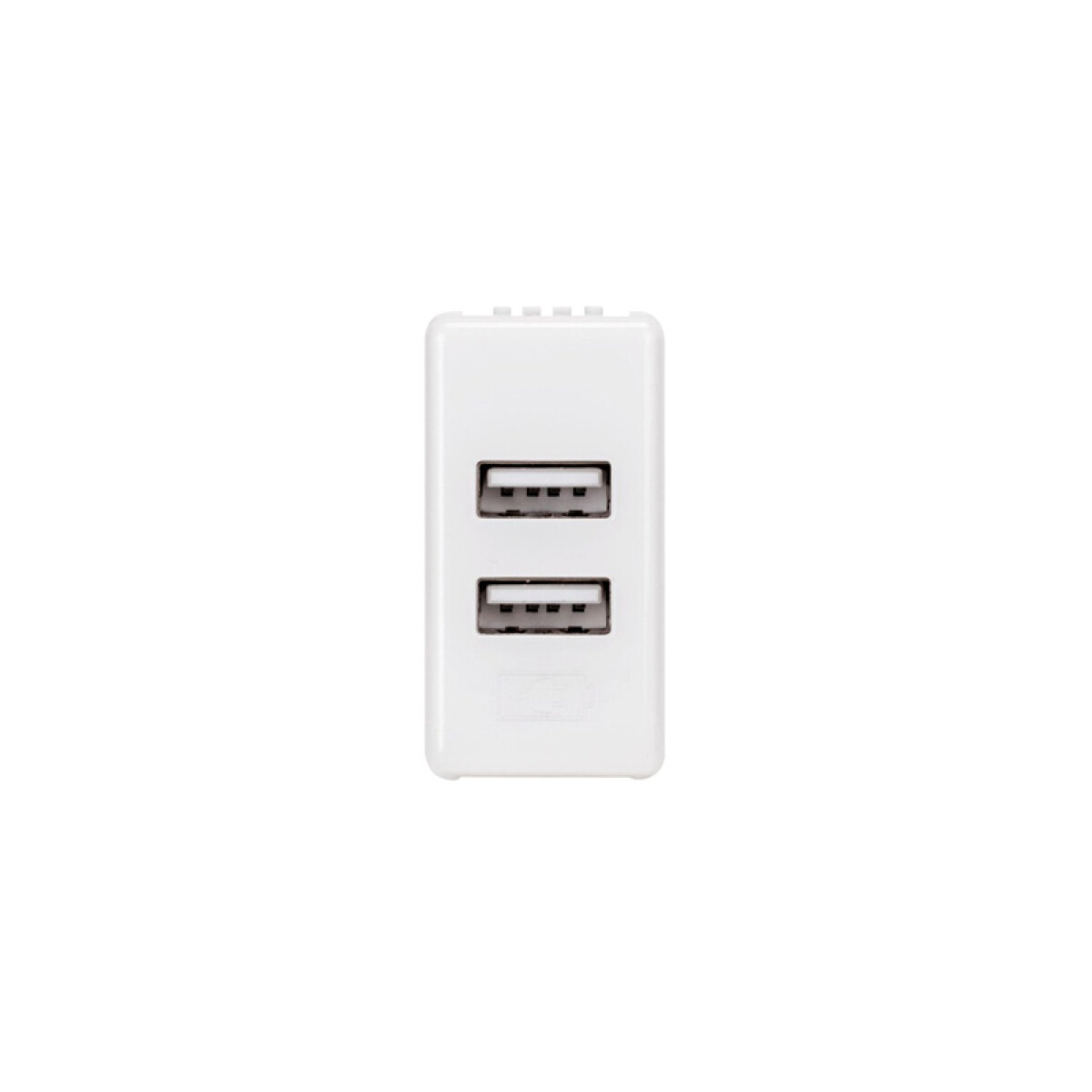 Módulo cargador p/2 USB 2,1A blanco GEWISS - GC0361 